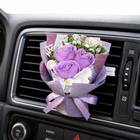 Lilac garden roses