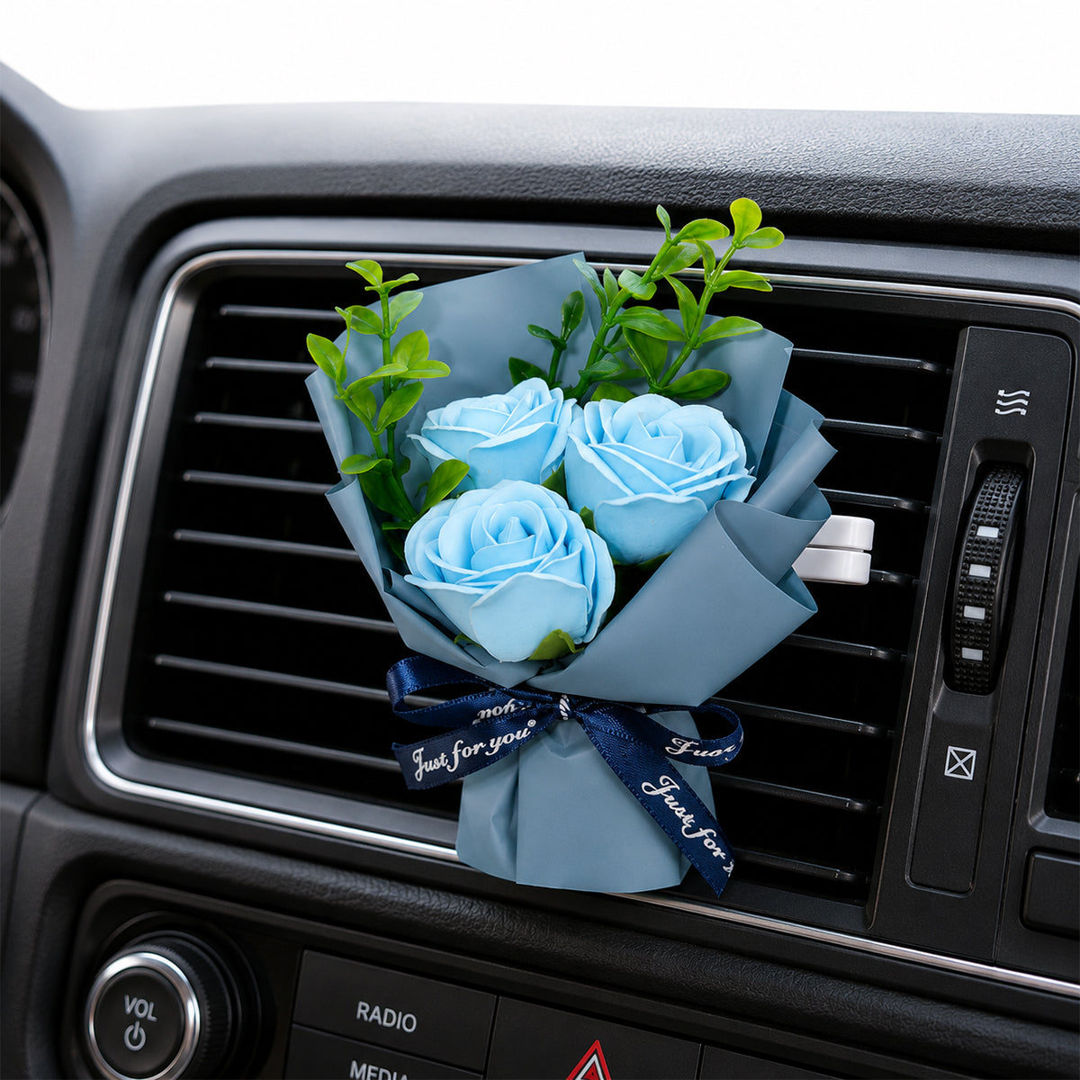 Sky blue roses