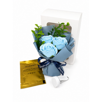 Sky blue roses